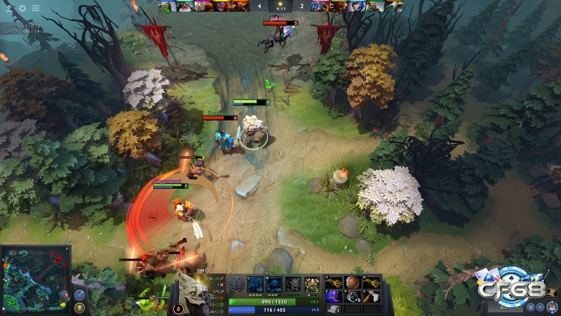 Giai đoạn đầu game sẽ tập trung kiếm vàng cũng như kinh nghiệm