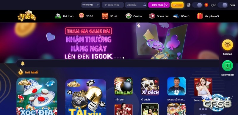Kho trò chơi Vi68 có gì hấp dẫn