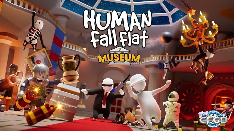 Human: Fall Flat là game co-op giải đố hài hước với cơ chế vật lý độc đáo