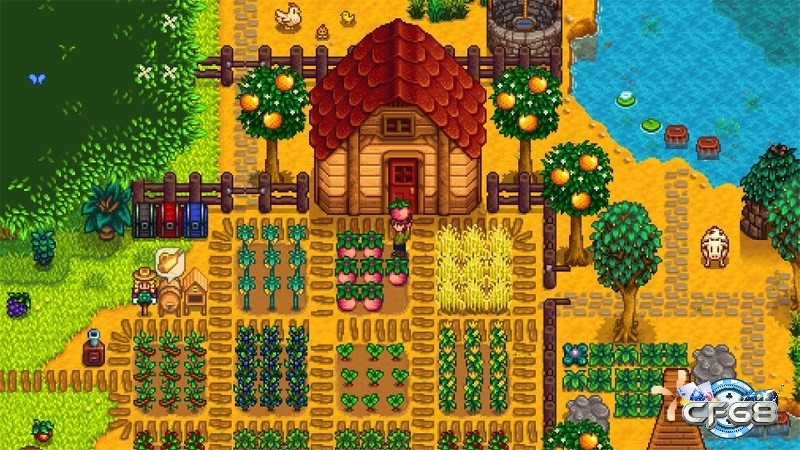 Stardew Valley mang đến trải nghiệm thư giãn tuyệt vời với cơ chế nông trại thú vị.