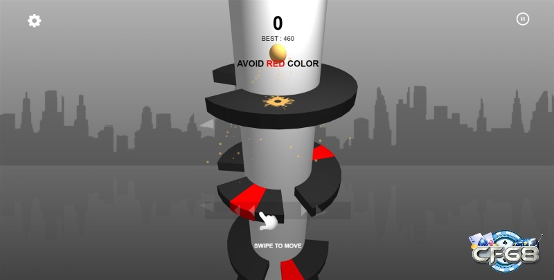 Helix Jump game solo xoay trụ đầy thử thách