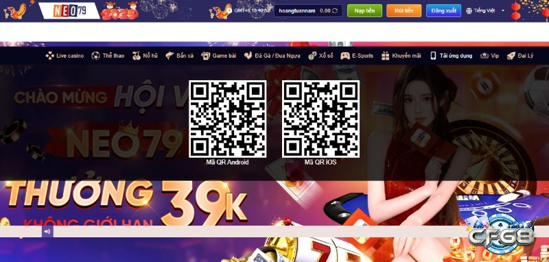 NEO79 cho phép người chơi tham gia cá cược đa nền tảng