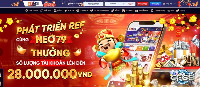 NEO79 là một nhà cái tiềm năng thu hút hàng triệu người chơi tham gia mỗi ngày
