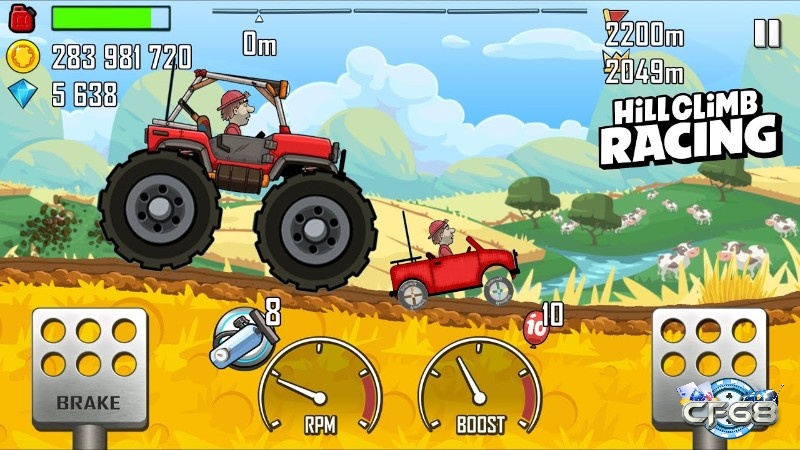 Game Hill Climb Racing là đua xe địa hình 'gây nghiện' từ Fingersoft